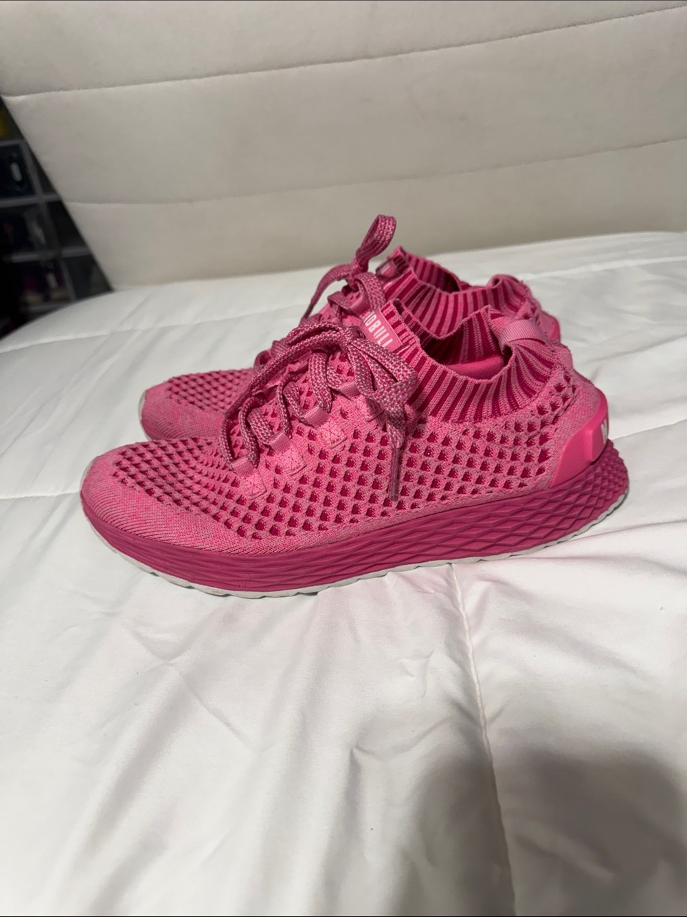 NOBULL Women's All-Day Knit Trainer in Hot Pink